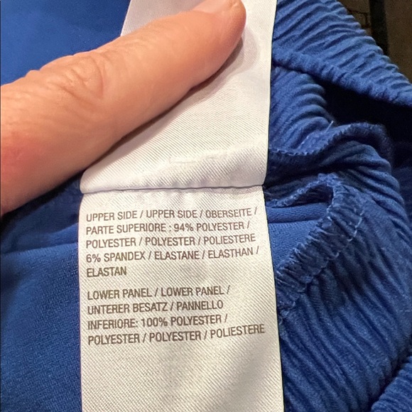 Attitudes by Renee Cobalt Blue Layered Blouse - Picture 8 of 8